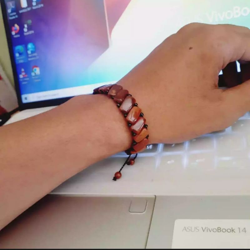 gelang kayu kokka model tulang