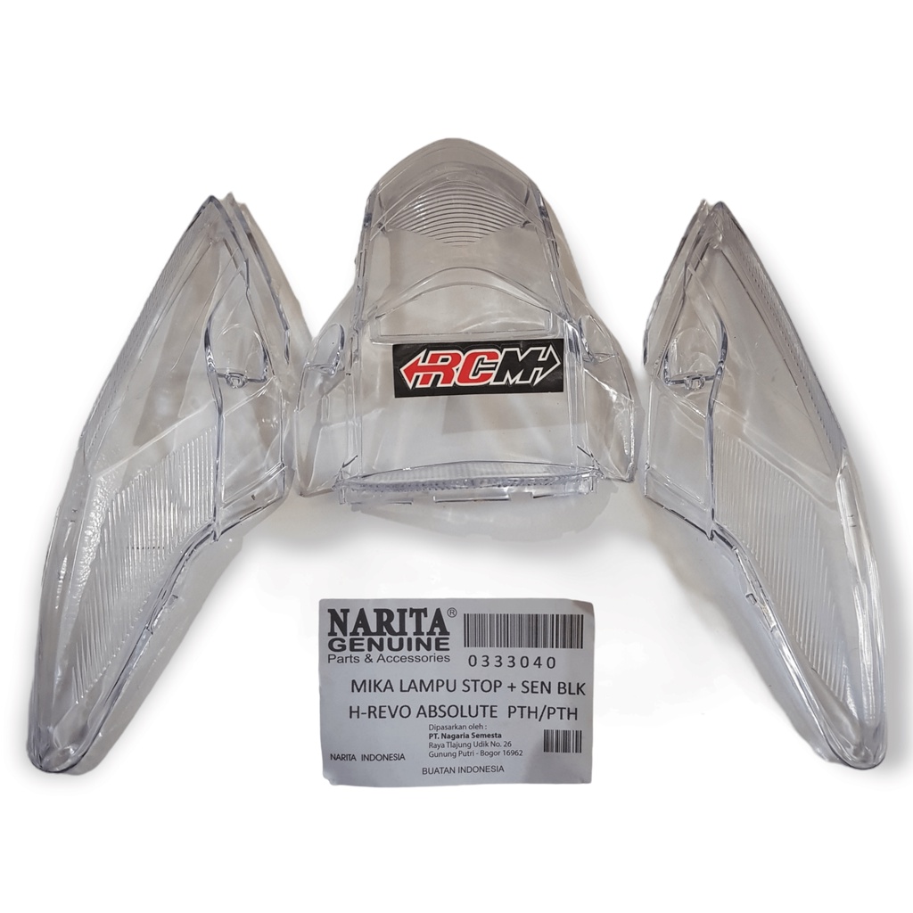 MIKA KACA LENSA STOP LAMP N SEN SEIN RITING RETING BELAKANG HONDA REVO FIT ABS ABSOLUT ABSOLUTE KARBU OLD LAMA FULL BENING PUTIH CLEAR BEST QUALITY BAHAN TEBAL JAMINAN KUALITAS