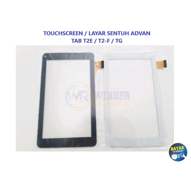 TOUCHSCREEN / LAYAR SENTUH ADVAN TAB T2E / T2F / T2G / TOUCHSCREEN ONLY | WINNER SPAREPART