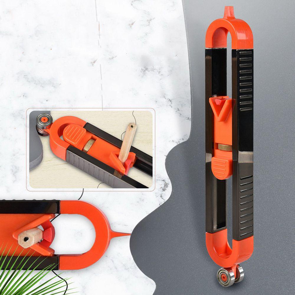 Lanfy Contour Gauge Multifungsi Engineer Woodworking Untuk Tile Irregular Radian Ruler