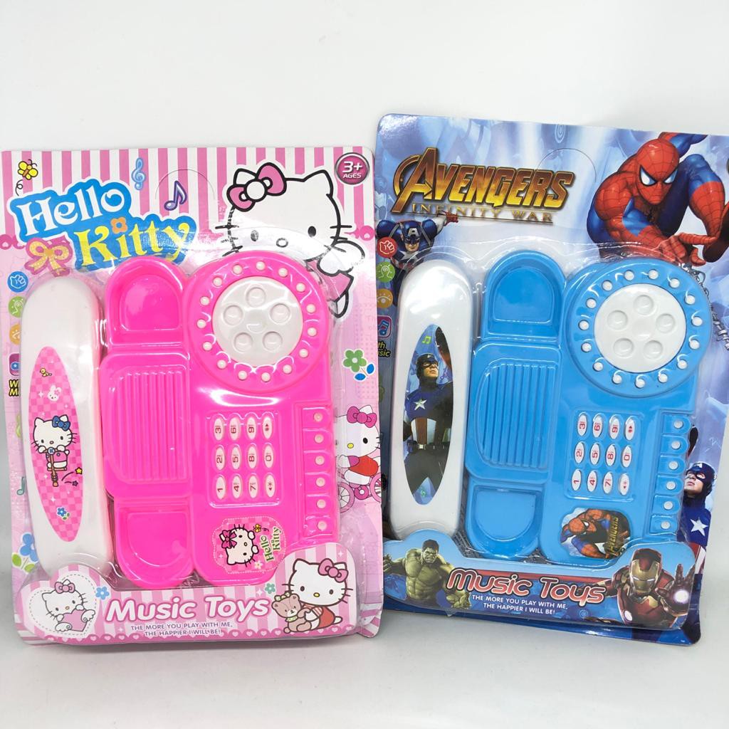 Mainan anak edukasi telepon - teleponan / musical telepon BO