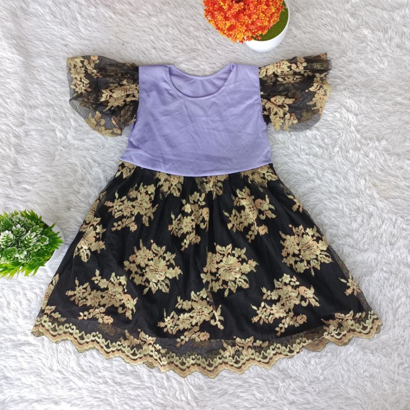 Dres Burkat anak Usia 2-4 tahun / Dres Anak Perempuan