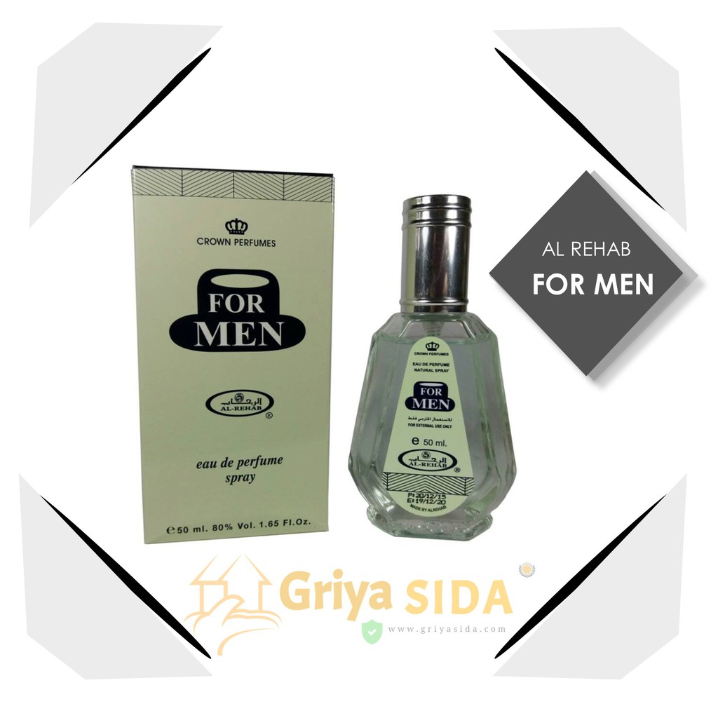 Parfum al rehab for men 50ml original minyak wangi alrehab spray PROMO!