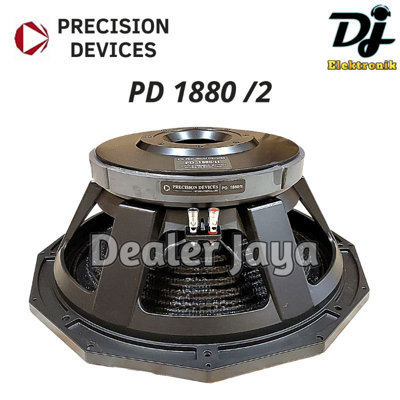 Speaker Komponen Precision Devices PD 1880 / PD1880 / 2 - 18 inch (CARBON)