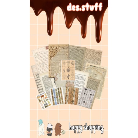 

Mini Journaling kit Aestethic Vintage