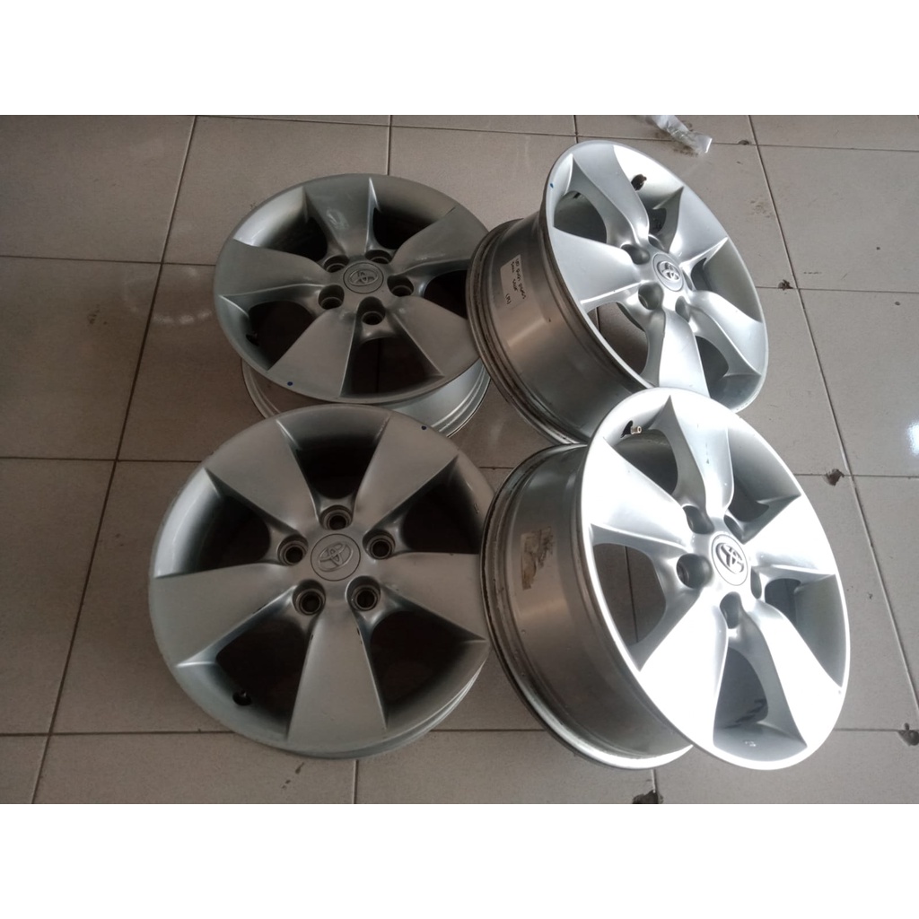 velg seken bekas rush ring  16x6 pcd 5x114 seken bekas murah