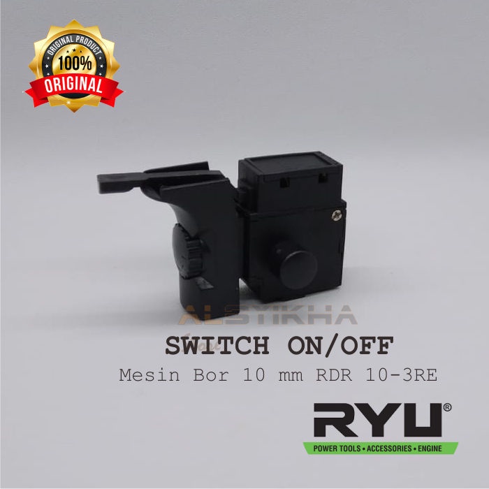 Switch Bor 10mm RYU RDR 10-3RE Skakel Bor  10 mm Saklar Bor Impact 10mm RYU RDR 10-3RE