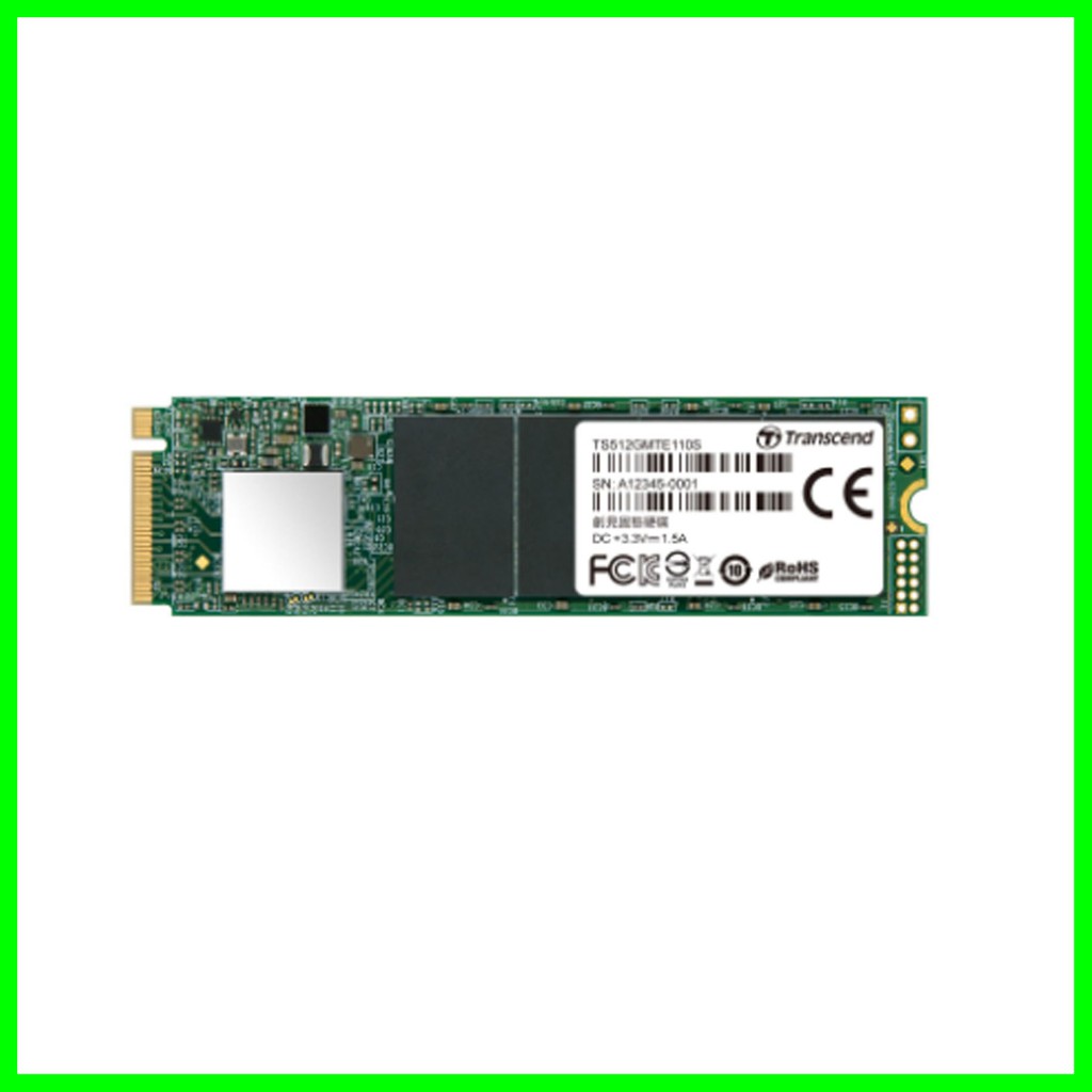 TRANSCEND SSD MTE110S 128GB / 256GB / 512GB / 1TB M.2 PCIe NVMe