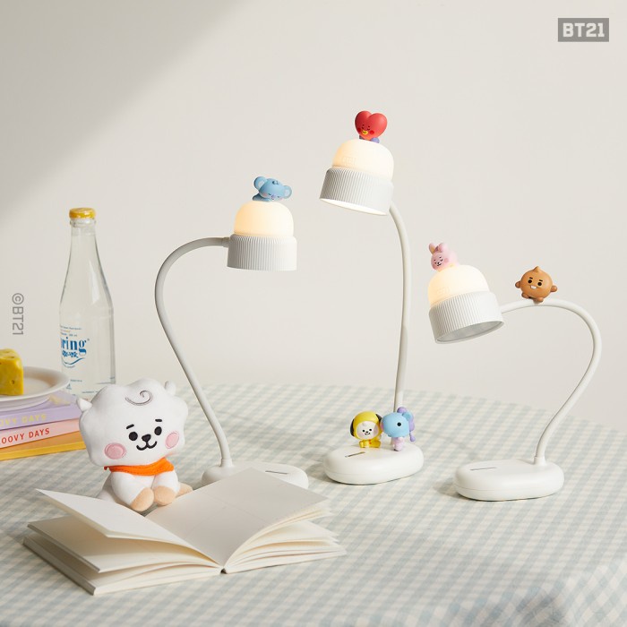 Menakjubkan [Ready Stock] Bts Bt21 Baby Portable Mood Lamp Line Friends Official Hemat