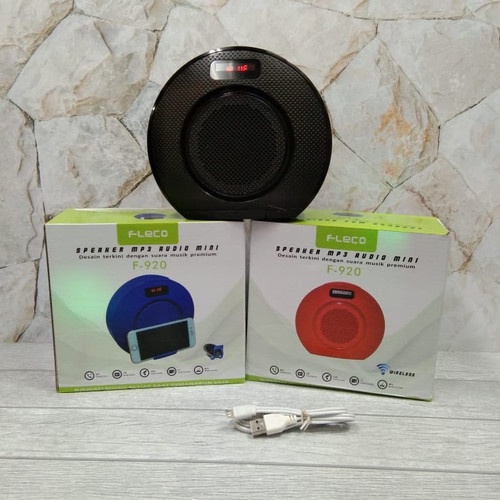 Speaker Bluetooth Fleco F-920 Speaker Multimedia Play With BT/USB/Memori/Fm / Speaker Fleco Portable