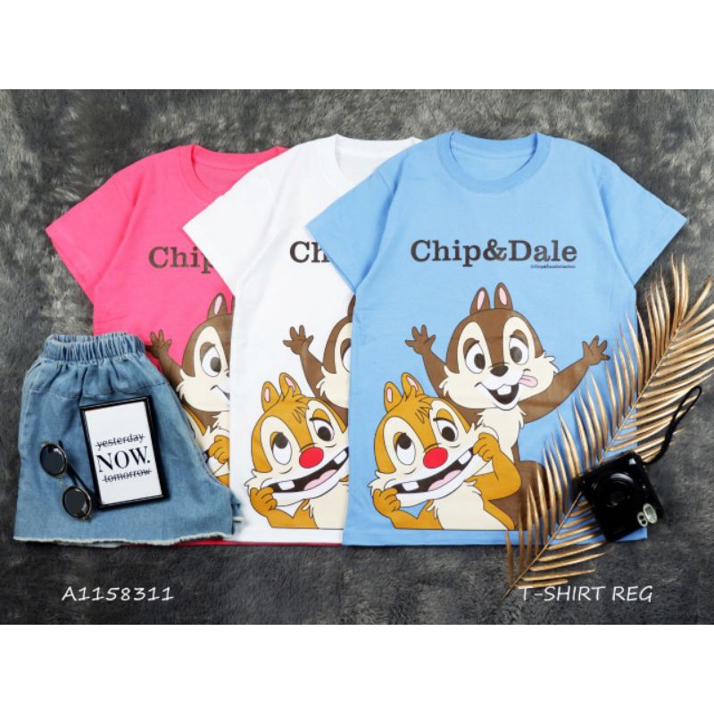 KAOS DEWASA CHIP AND DALE
