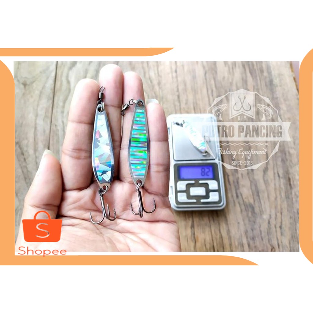 Promo suku cadang Lure Spoon Stainless 8 gr Anti karat Killer 20DEZ Murah