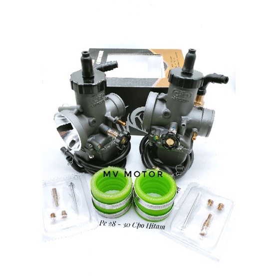 Karburator/Karbu Cpo Original Pe 24 28 30 P-Racing Black Free Pilot Jet Men Jet - Pe 24 28 30 NGO-4