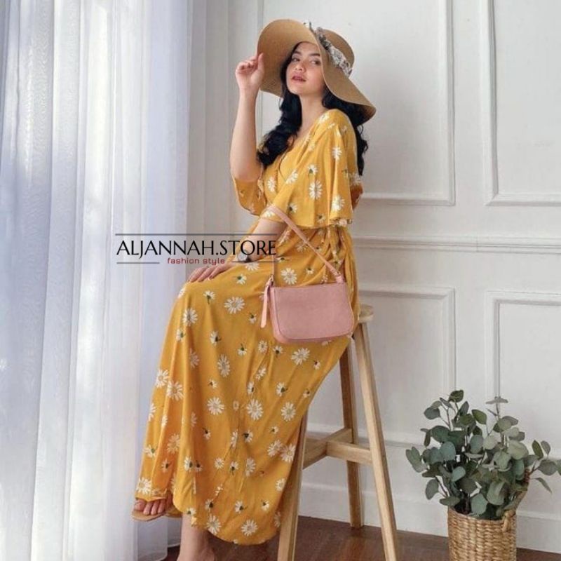 DASTER KIMONO TANGAN TEROMPET BEST SELLER KAREEN DRESS / KIMONO DASTER DASTER BUSUI TALI SAMPING KANAN KIRI DASTER VIRAL