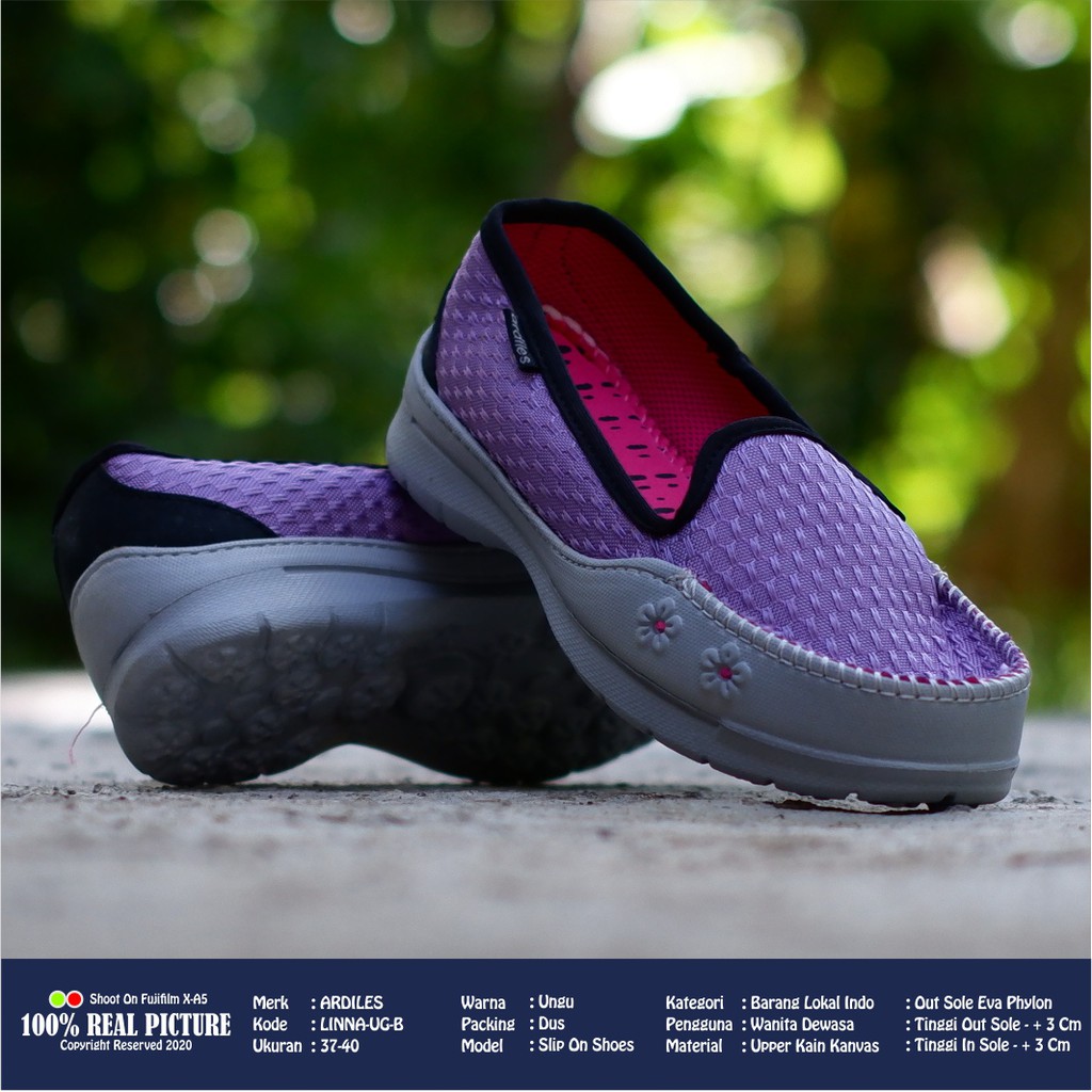 SEPATU SLIP ON WANITA DEWASA ARDILES LINNA 37-40