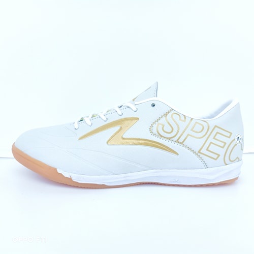 SEPATU FUTSAL SPECS ESTADIO PUTIH GOLD_S03