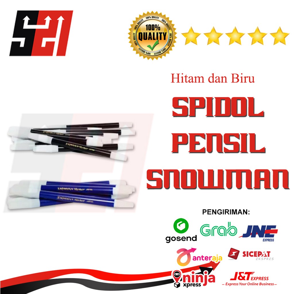 

Spidol Snowman pensil Kecil 3 Warna