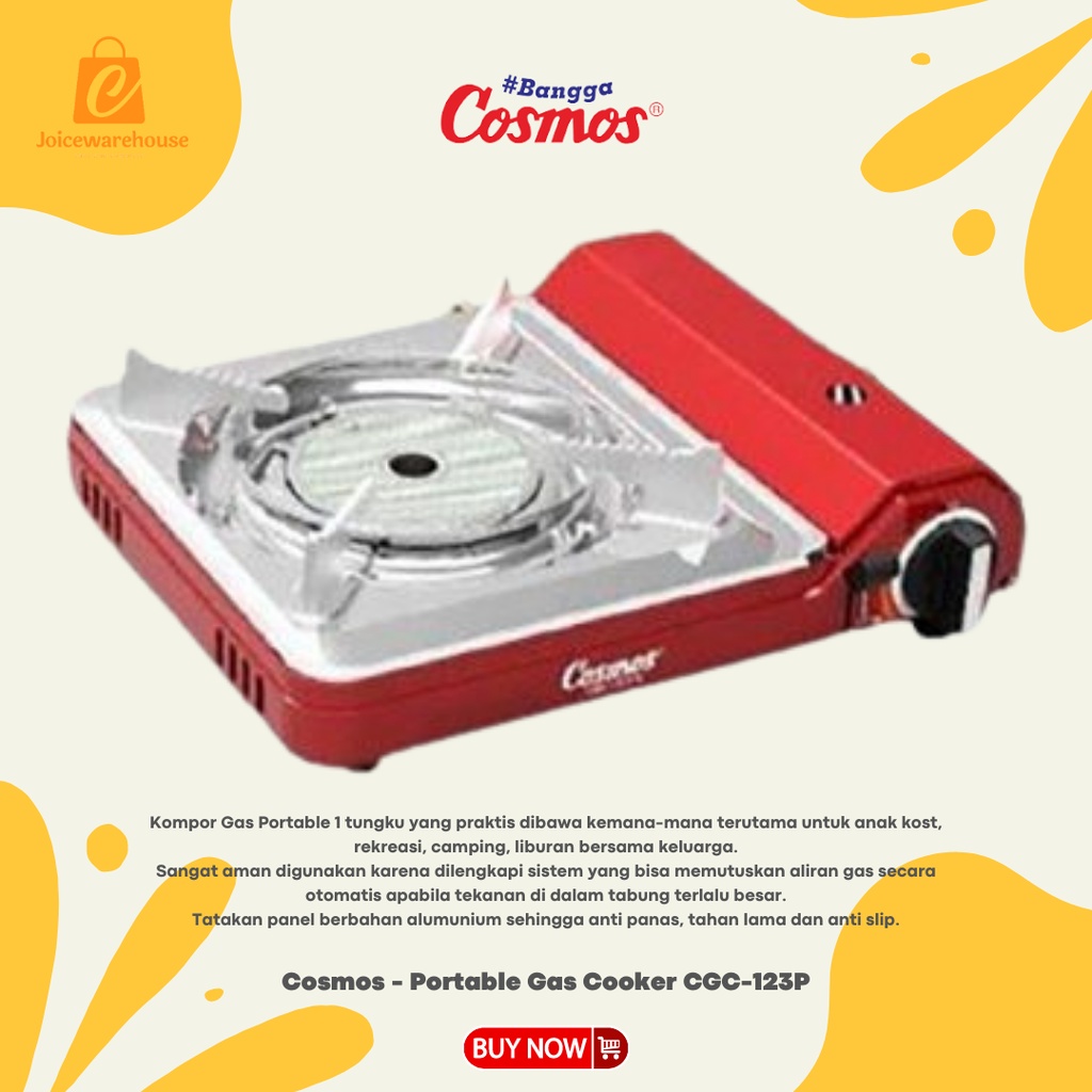 Cosmos - Portable Gas Cooker CGC-123P