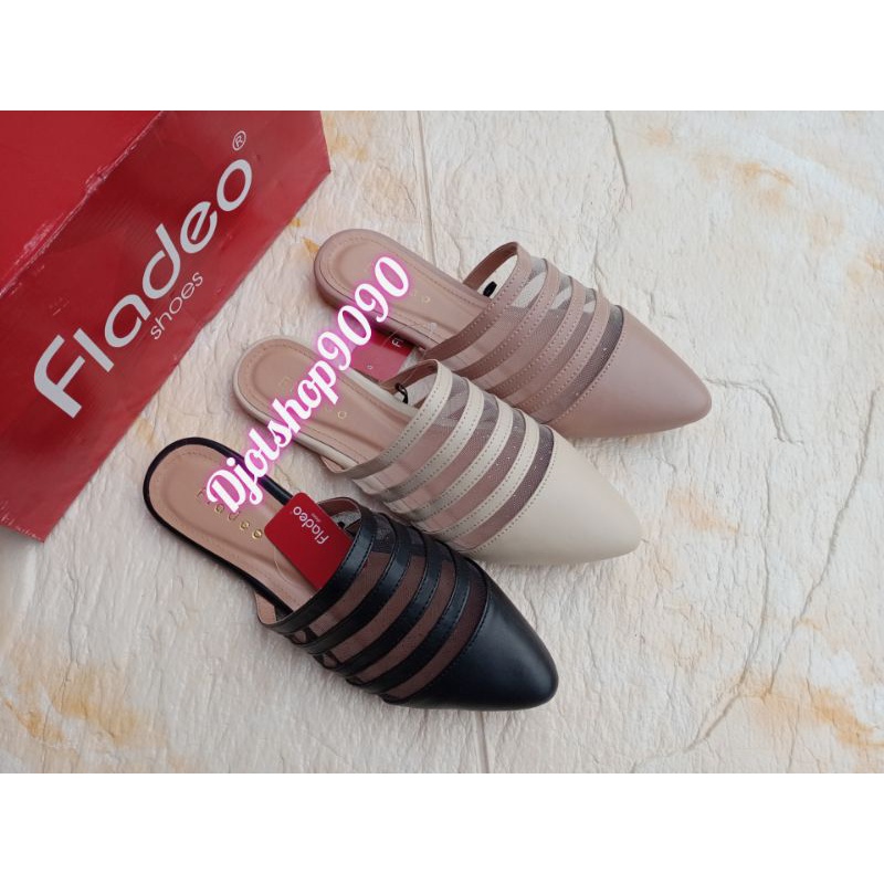 sandal selop mules cewek fladeo