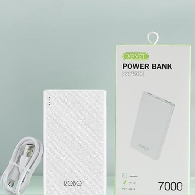 Powerbank Power Bank Robot RT7500 (7000mah) Robot Original