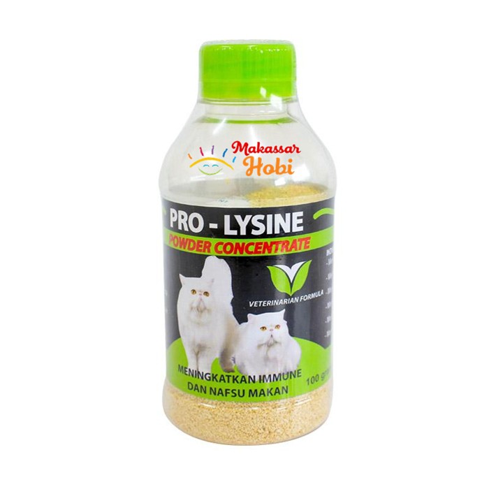 Vitamin Penambah Nafsu Makan Kucing PRO LYSINE Cat 50gr dan Immune