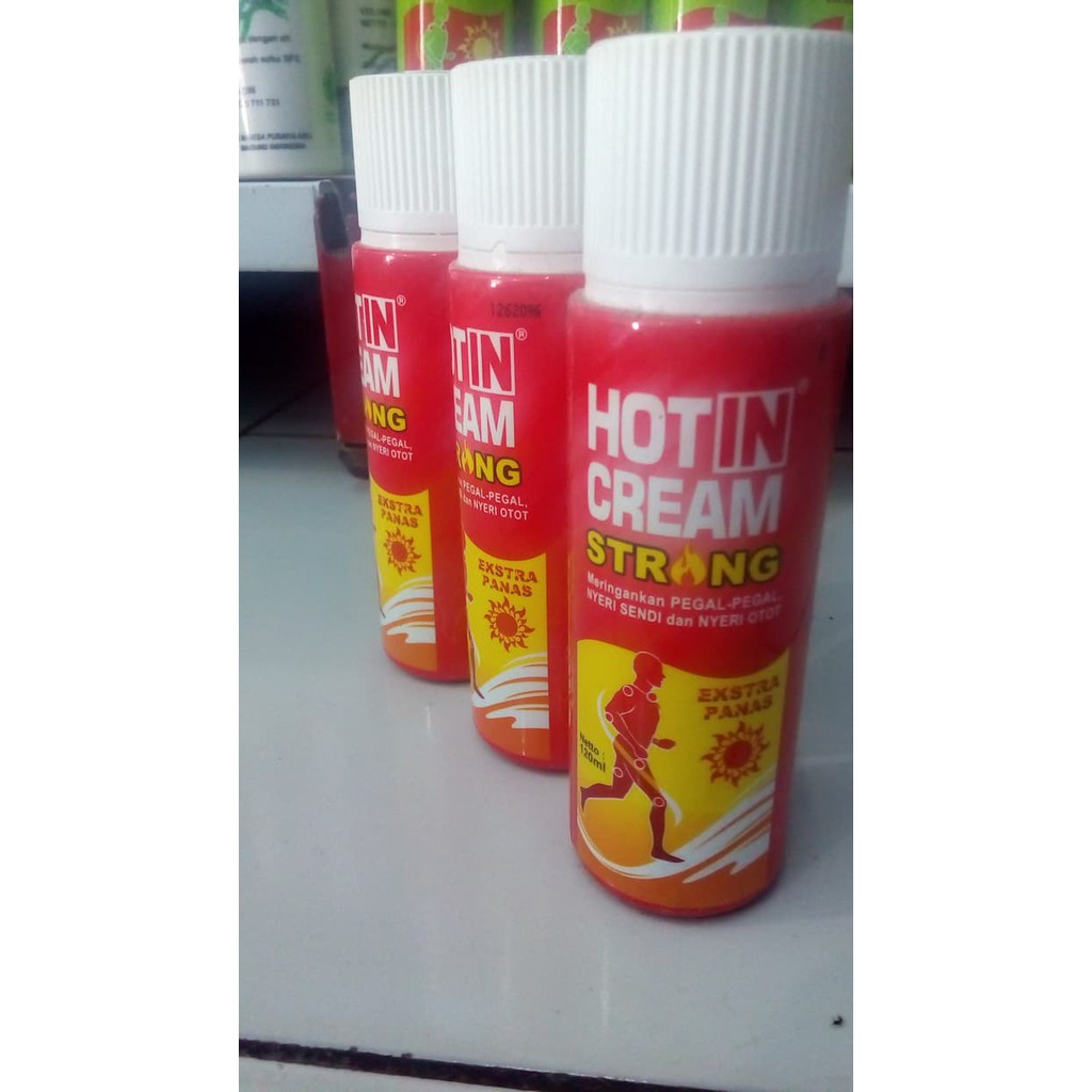 original hot in hotin cream strong 120 ml krim pegal nyeri otot