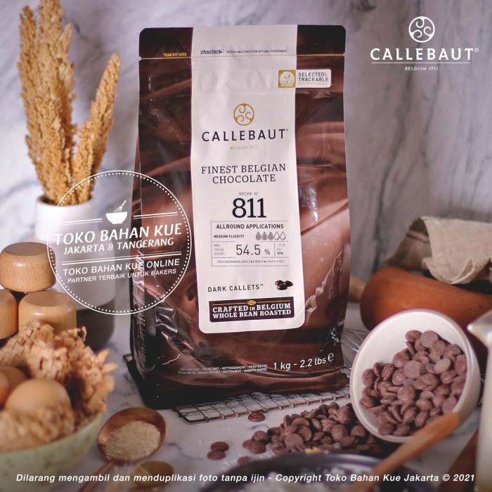 

Terbatas Callebaut Dark Chocolate Couverture 811 Nv 54,5% 1Kg Asli Coklat 811Nv 023