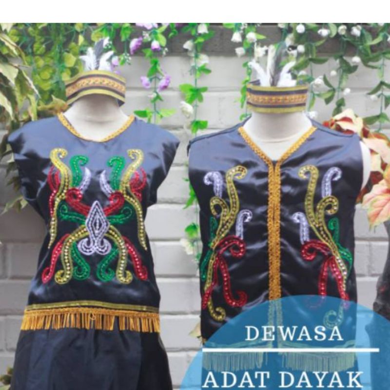 Baju Adat kalimantan // pakaian tradisional kalimantan