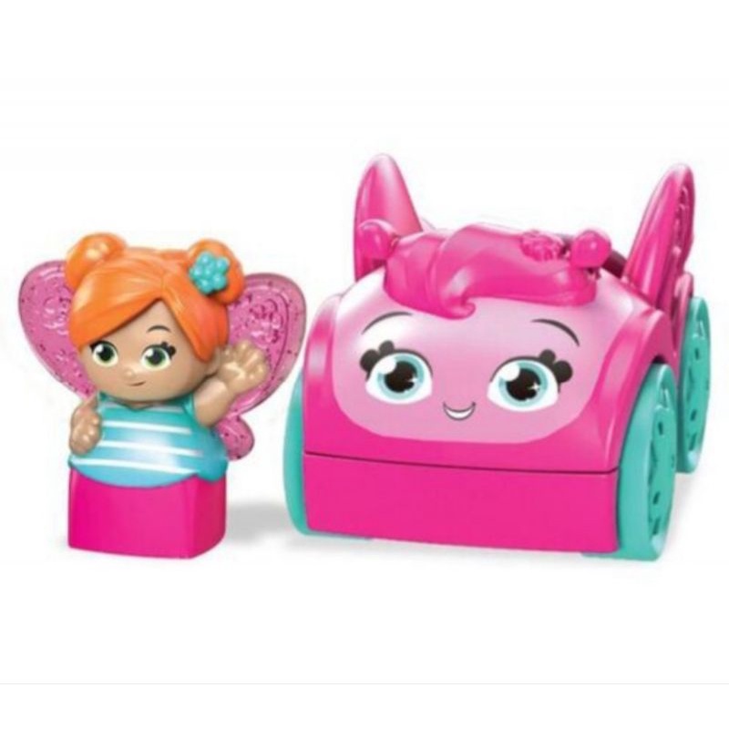 Fisher Price Mega Bloks Flower Fairies 6m+ /  Mainan Anak Beetle buggies  Megabloks Original Mobilan