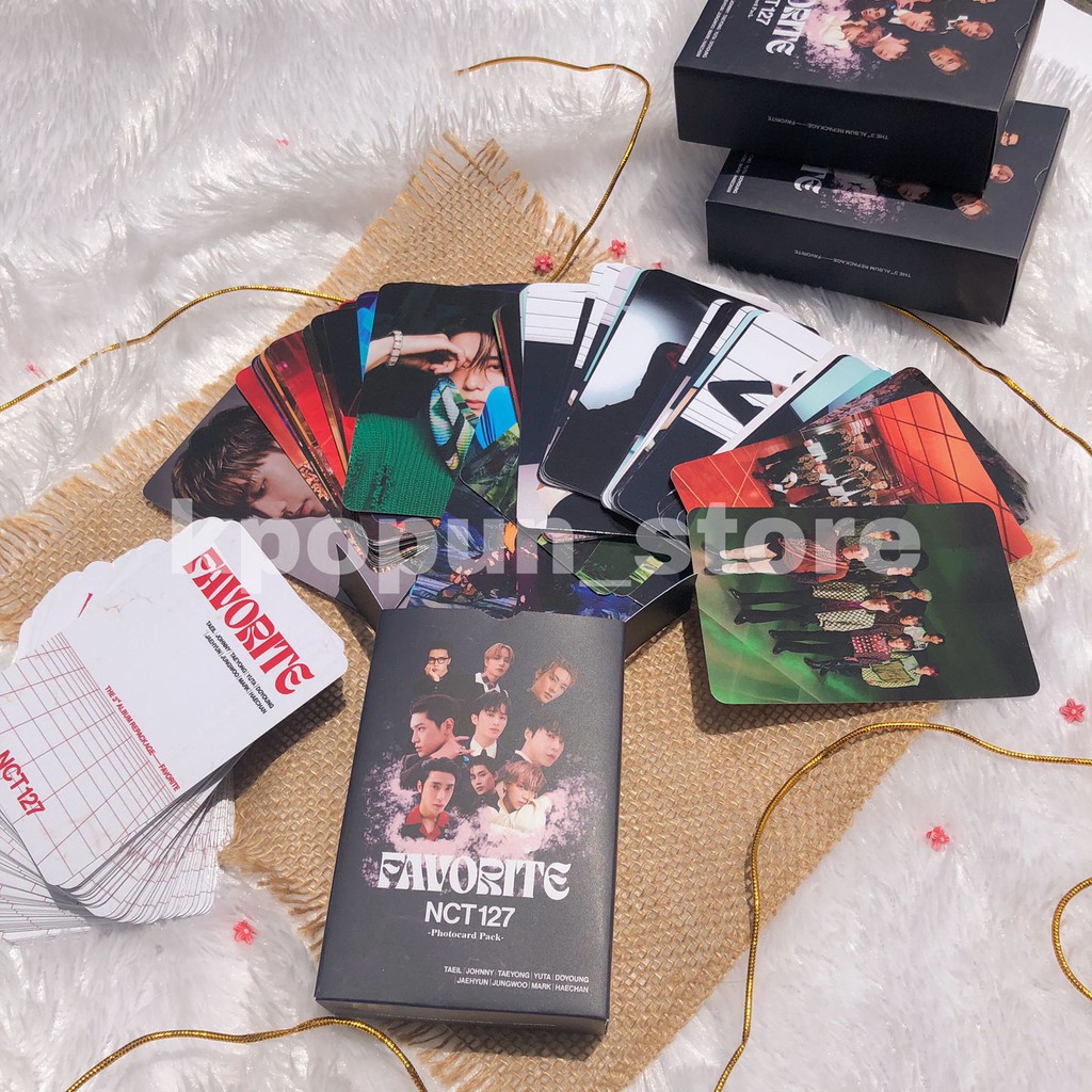 NCT 127 "FAVORITE" PHOTOCARD PACK || NCT PHOTOCARD