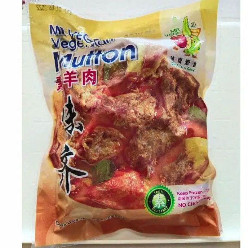 

Mr.Vege Mutton kambing analog Vegetarian 240g