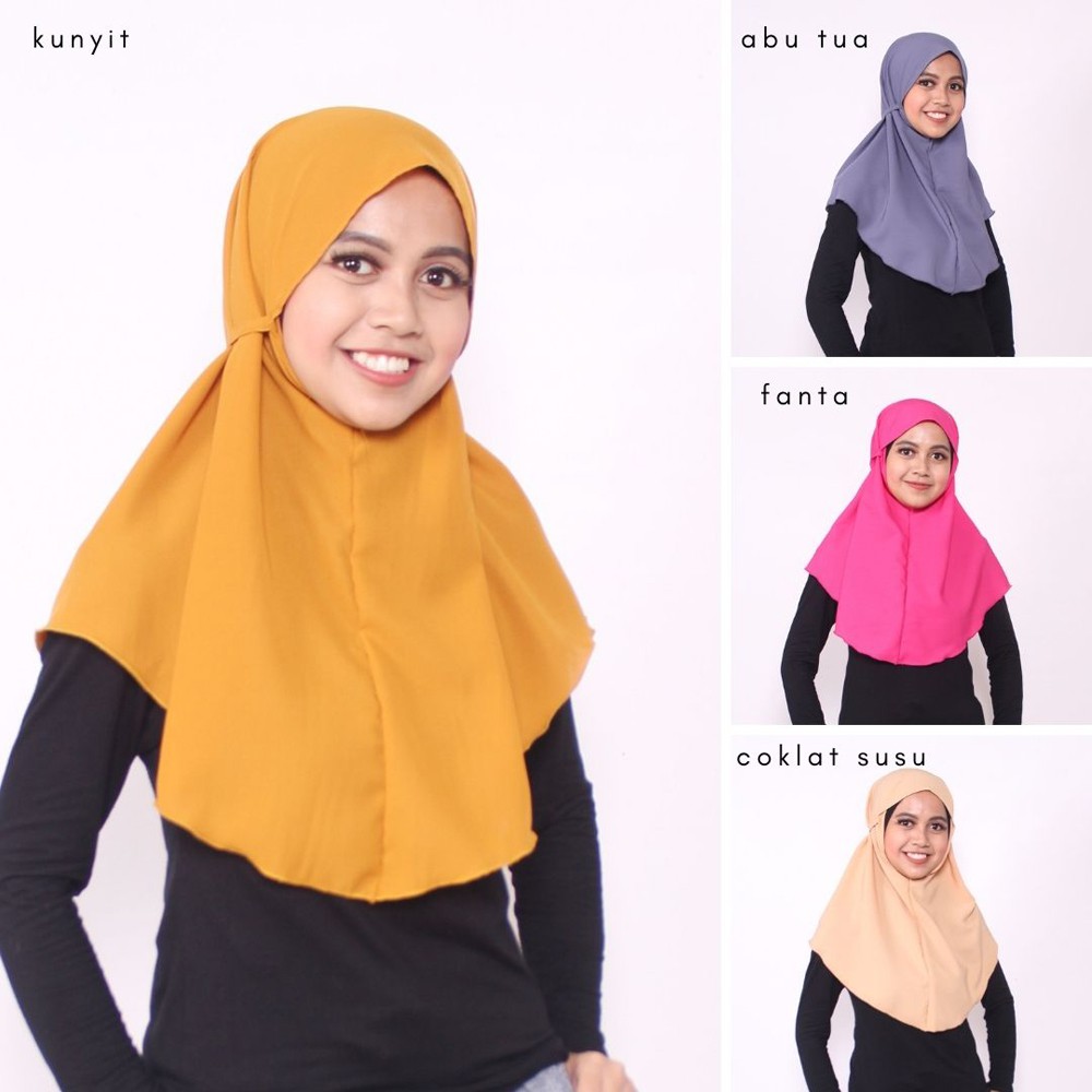 KERUDUNG SPORT MEISA / KERUDUNG BERGO BISA UNTUK OLAHRAGA / HIJAB INSTANT MURAH / JILBAB LANGSUNG PAKAI