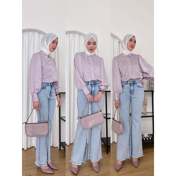 EDNA SHIRT / Daily shirt / Kemeja Puffy