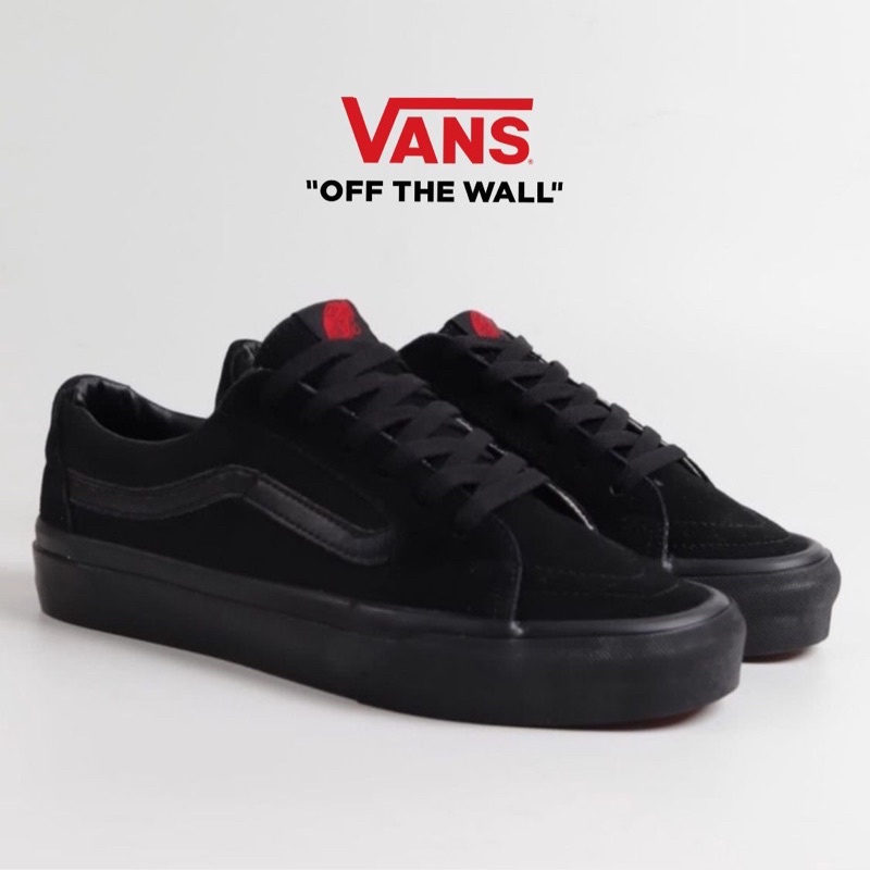 Vans Sk8 Low Black Black Original