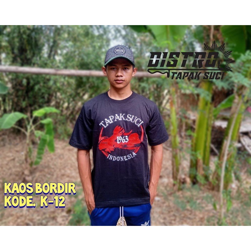 kaos bordir tapak suci k-12
