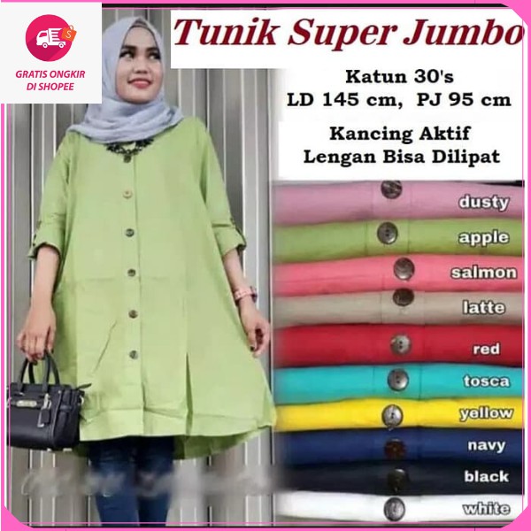  BAJU  ATASAN  WANITA  TUNIK KATUN WANITA  ORIGINAL MURAH SUPER 