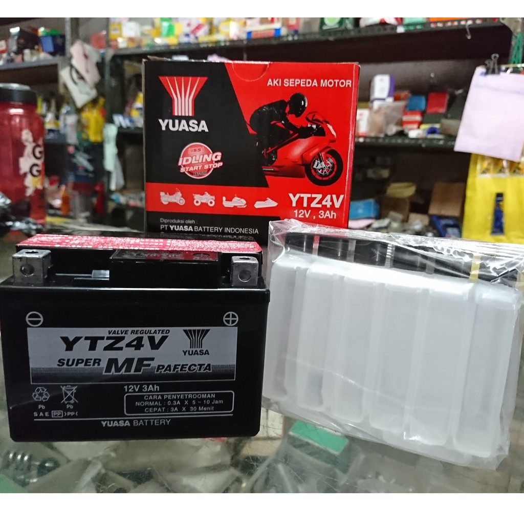 Yuasa MF YTZ4V GTZ4V aki motor matic yamaha mio j m3 z soul gt xride xeon beat