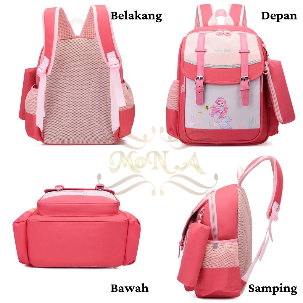 [MTOYS] Tas Ransel Anak Sekolah Motif lucu dan Imut Warna Cerah Kualitas Import Premium -M0207