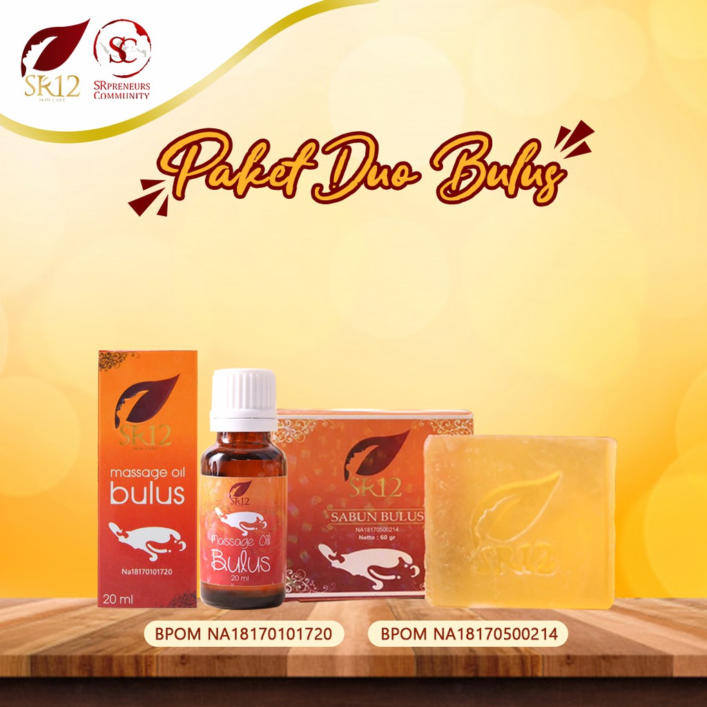 SR12 Paket Duo Bulus  / Pencerah / Obat Gatal / Tumpas Stretchmark