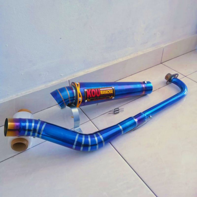 knalpot kou kidal bebek supra kharisma smash revo jupiter blade vega