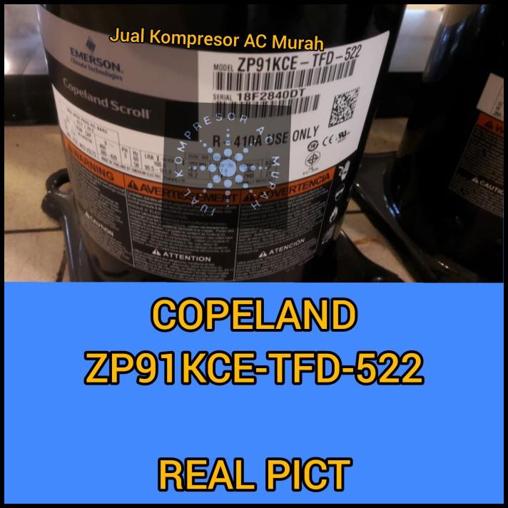 Compressor Copeland Zp91Kce-Tfd-522 / Kompresor Scroll Zp91
