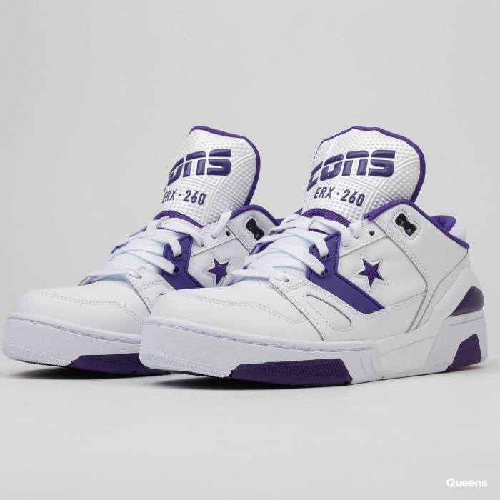 CONVERSE ERX 260 OX White/Court Purple/White. 165910C. Unisex.Original