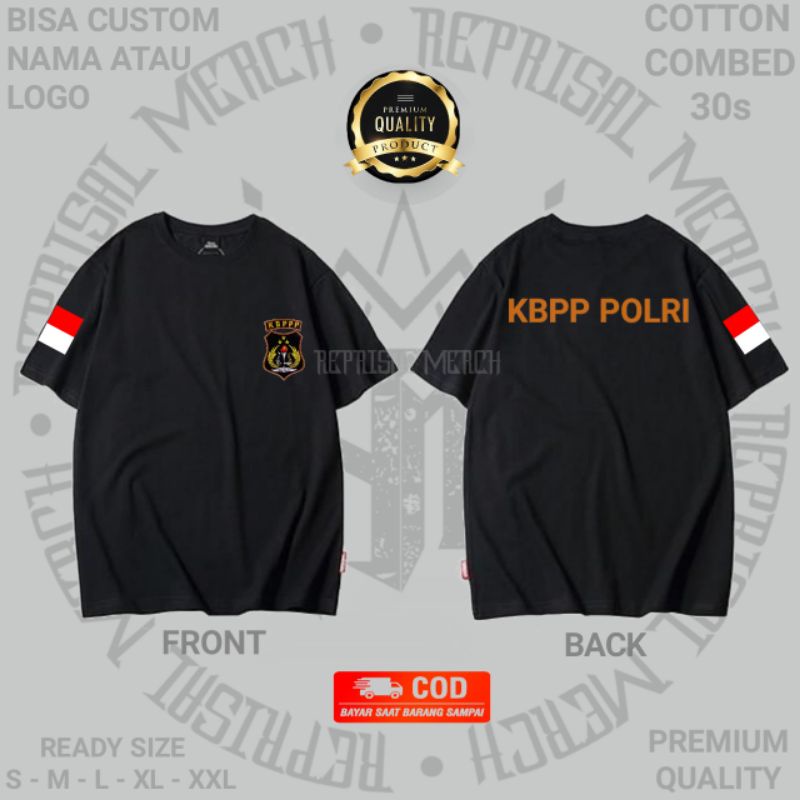 KAOS SEMI FORMAL KBPP POLRI / BAJU LOGO KBPP POLRI / KAOS kbpp polri Murah PREMIUM