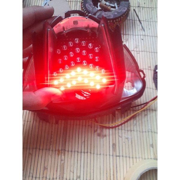 stoplamp running MIo m3/mio s &amp; beat carbu 8 mode otomatis.rem kedip