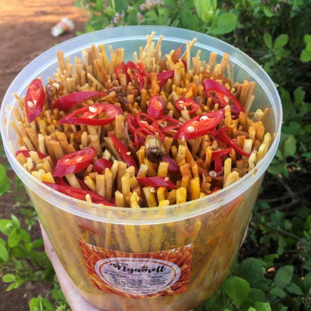 Mie Lidi / Mie Biting / Biting Ngamell Ukuran 800gr (Kemasan Toples Besar)