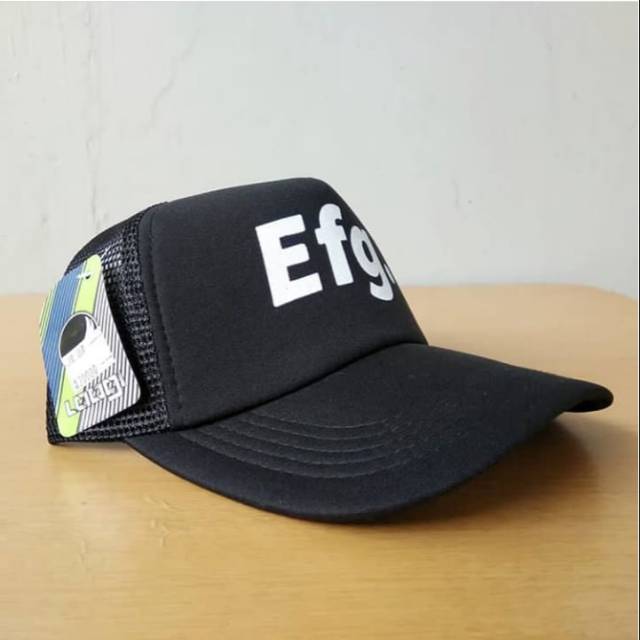 Topi trucker jaring efg hitam