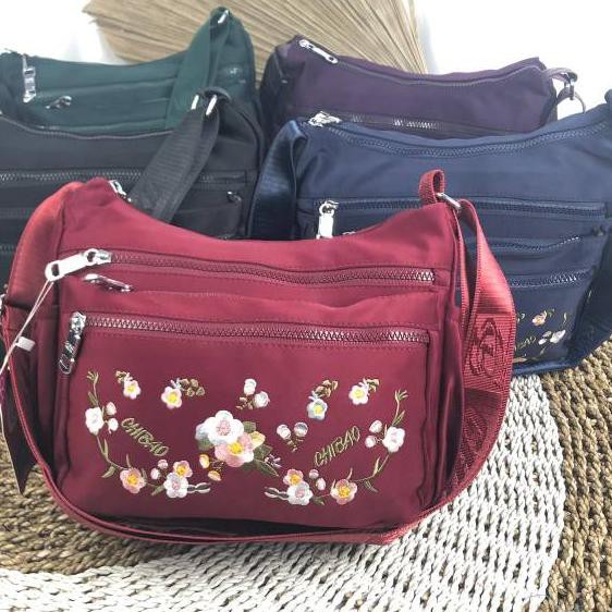✸ Tas chibao bordir bunga 8896 788 import ♥