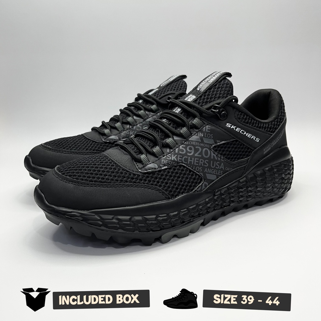 Sepatu Skechers Monster Mashton Black Sneakers