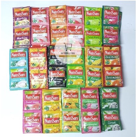 Nutrisari Sachet All Varian 1Renceng (10sacet)