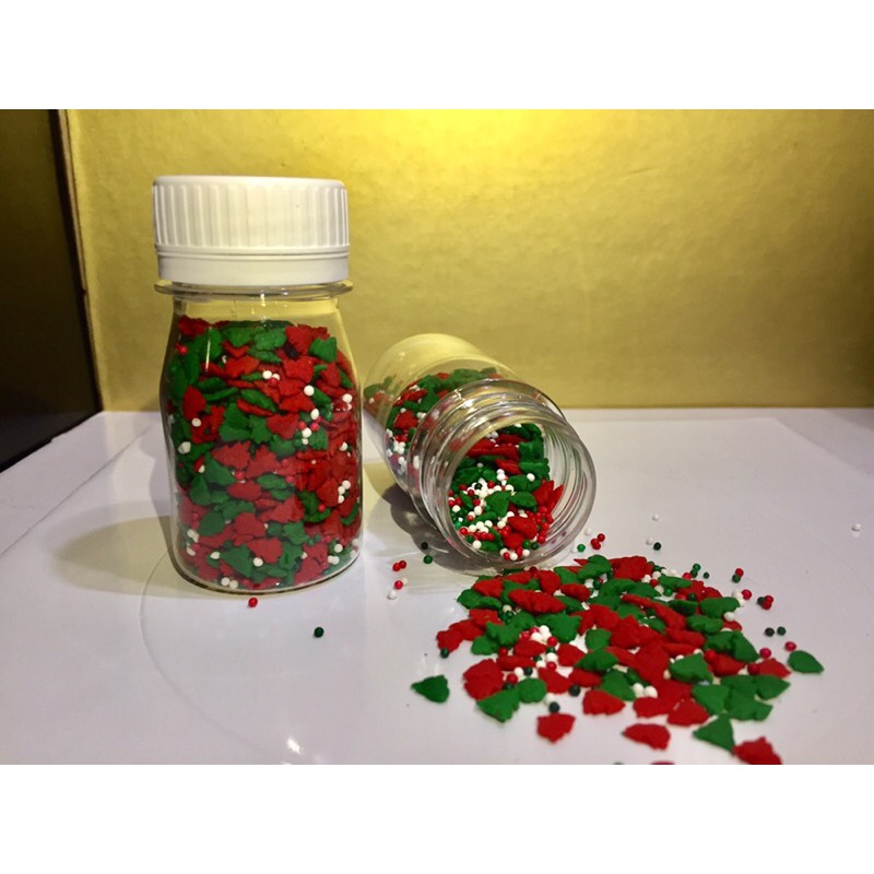

candy sugar sprinkle christmas sprinkle hiasan kue natal 25g